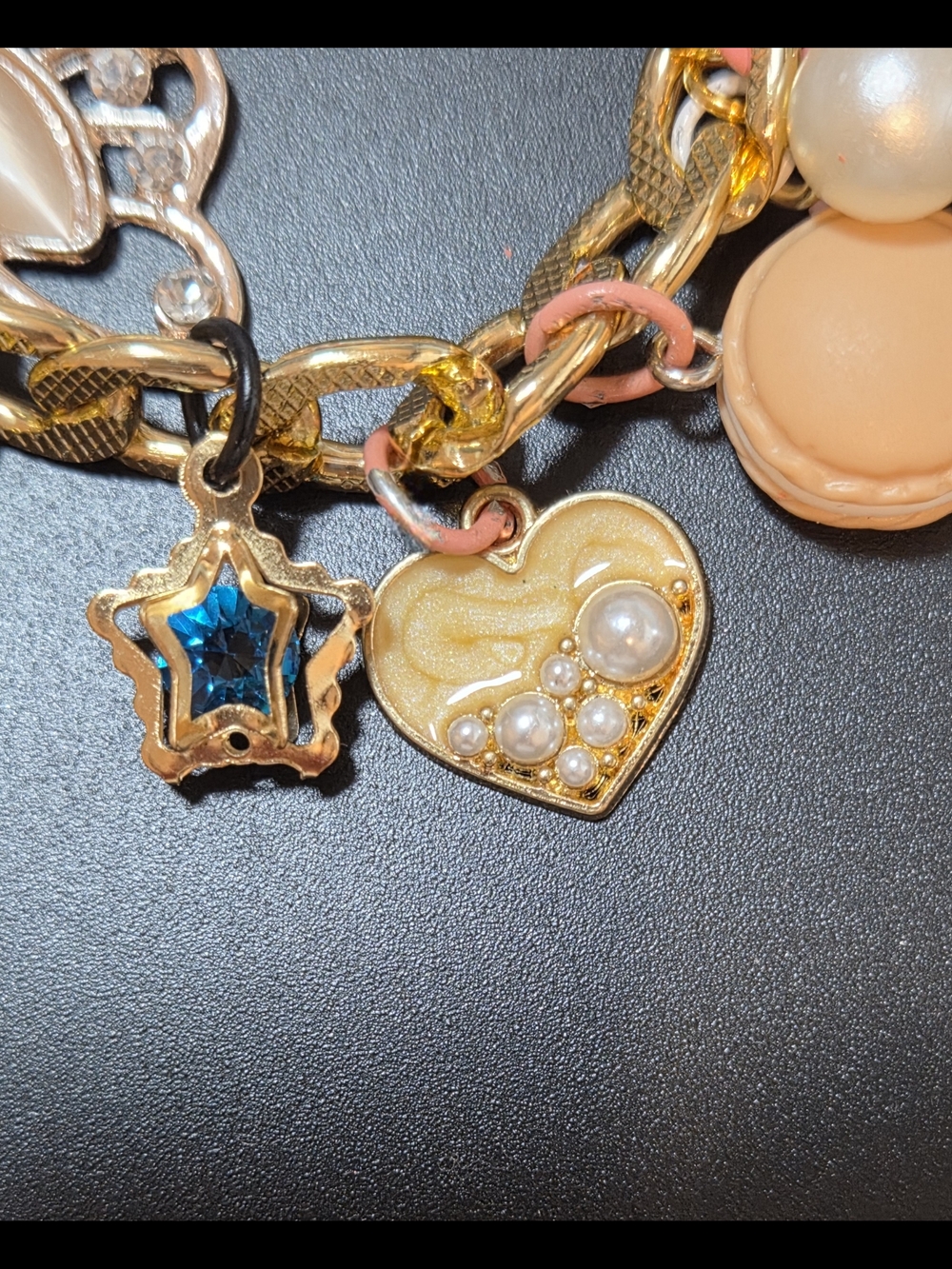 Butterfly keychain charm featuring yellow beaded stretch bracelet! - Picture 9 of 14